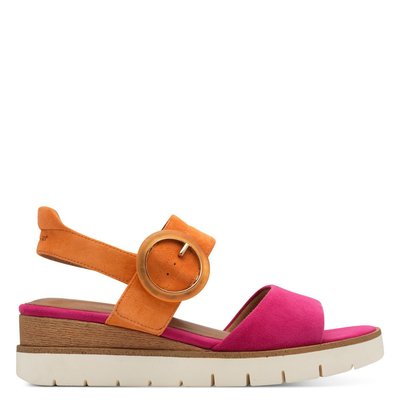 Sandale à talon en cuir TAMARIS