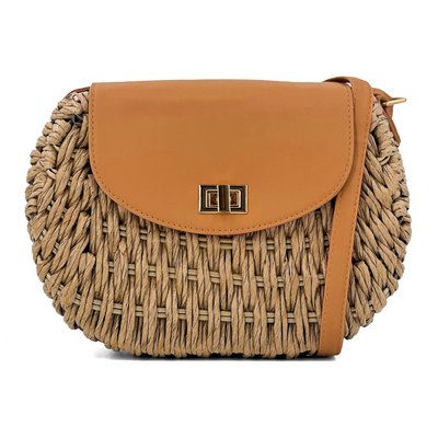 Sac à main bandoulière en paille LES SACS DE K'RLOT
