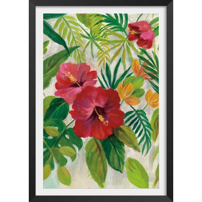 Poster Hibiscus des tropiques HEXOA