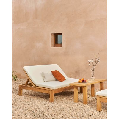 Canapé d'extérieur inclinable en bois - ISOLA HANNUN