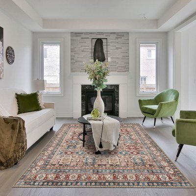 Tapis orient tissé motif classique ORTAGE A UN AMOUR DE TAPIS