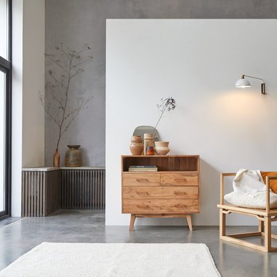Commode en acacia massif OSLO TIKAMOON