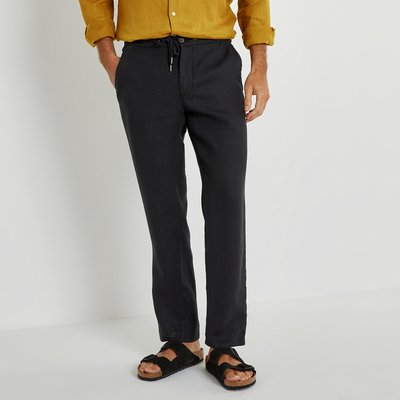 Pantalon lin homme slim new arrivals