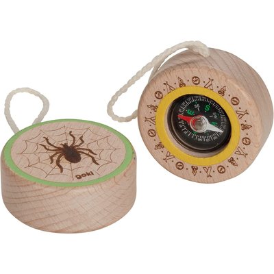 Boussole en bois araignée GOKI