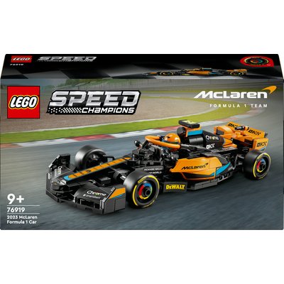 La voiture de course de Formule 1 McLaren 2023 LEGO