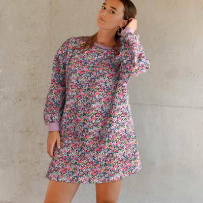 Robe Sweat Coton Bio IMPRIMÉ Confettis WE ARE JOLIES