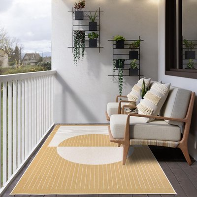 Tapis extérieur, kilim reversible EX1 MONE UN AMOUR DE TAPIS