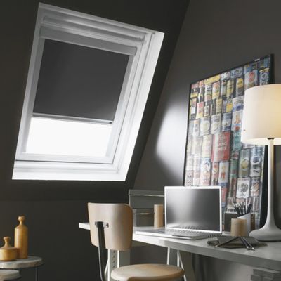 Store de toit occultant cadre alu compatible VELUX® K MADECOSTORE