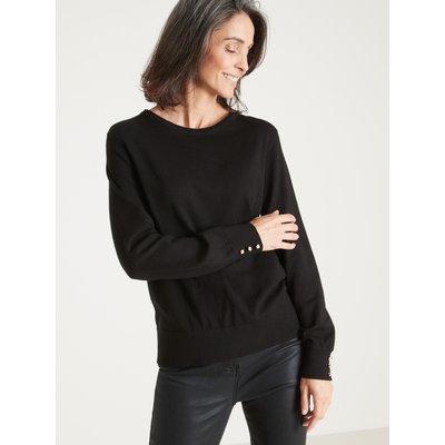 Pull boutons-bijoux aux manches DAXON