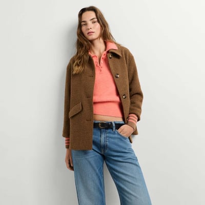 Manteau Court En Bouclé PEPE JEANS