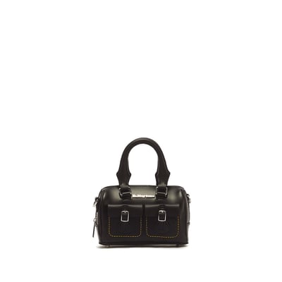 Mini sac à main, en cuir, à anses DR. MARTENS