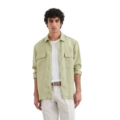 Chemise regular en pur lin MARC O'POLO