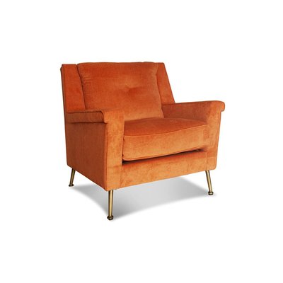 Fauteuil en velours ELBROUSSE PRODUIT INTERIEUR BRUT