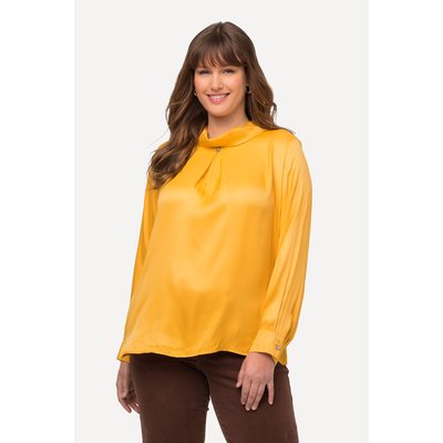 Blouse en satin avec col rabattu ULLA POPKEN