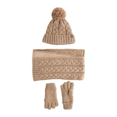Écharpe bonnet et gants, ensemble NEXT
