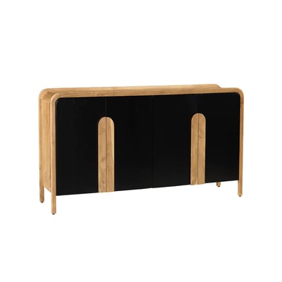 Buffet 4 portes en bois d'acacia CESAR MADE IN MEUBLES 