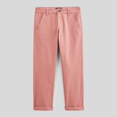 Pantalon chino uni en coton MONOPRIX
