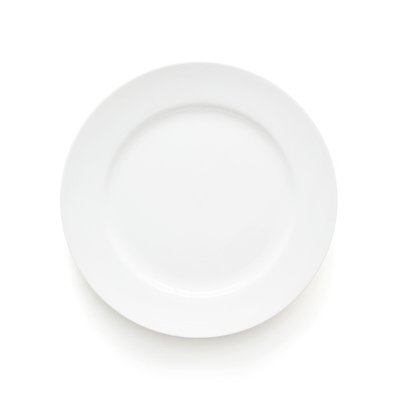 Lot de 4 assiettes plates en porcelaine, Ginny LA REDOUTE INTERIEURS