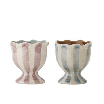 Coquetier grès peint  Willa set de 2 BLOOMINGVILLE