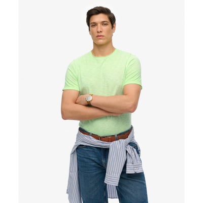 T-shirt Slub à Bords Bruts SUPERDRY