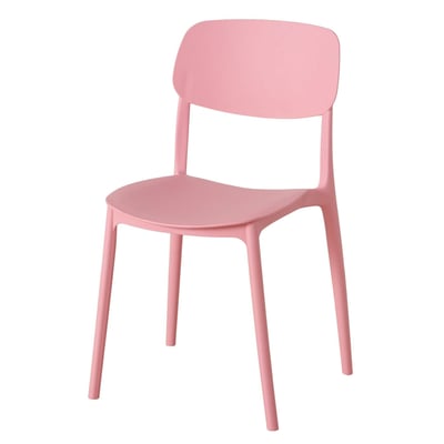 Chaise en plastique rose 42x40x79cm WADIGA