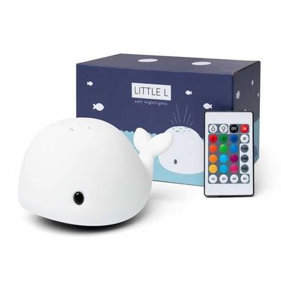 Projecteur lumineux tactile en silicone, baleine LITTLE L