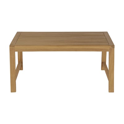 Table basse de jardin rectangulaire en bois teck massif L100 cm SUNDA MILIBOO