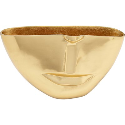 Vase nez et bouche doré 38cm KARE DESIGN