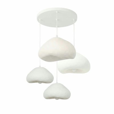 Suspension ronde 4 lampes hauteur réglable NOXIS PIER IMPORT
