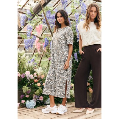 Robe t-shirt imprimé léopard LOLALIZA