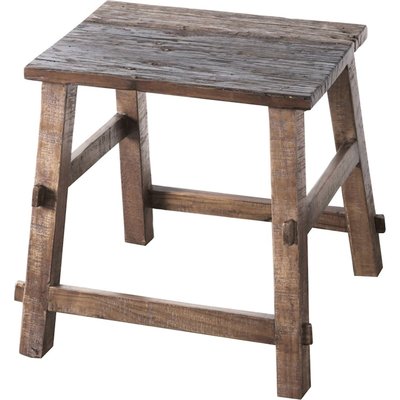 tabouret en bois recyclé esprit authentique naturel RECOLLECTION