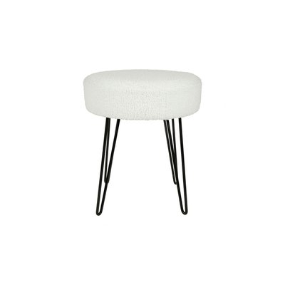 Tabouret Bouclette Blanc OSTARIA