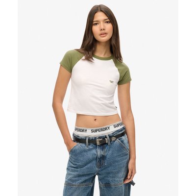 T-shirt de baseball baby court SUPERDRY