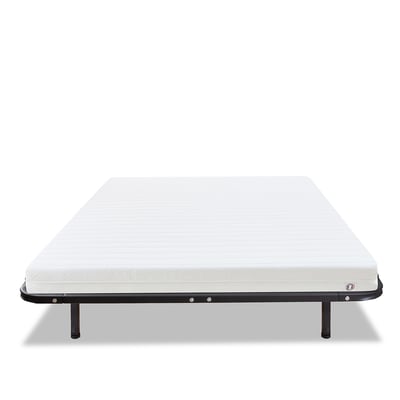 Ensemble Matelas Mousse EGIO avec Cadre à lattes OLYMPE LITERIE
