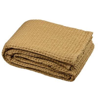Plaid nid d'abeille coton LOVELY CASA