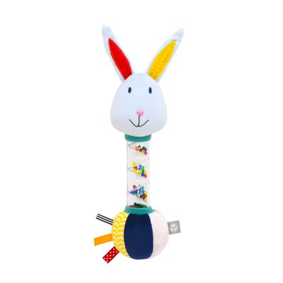 Hochet bâton de pluie Léandre le lapin OXYBUL 
