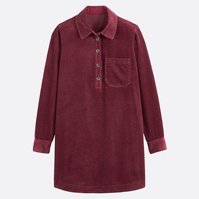 Robe courte velours côtelé, Signature ALBANE LA REDOUTE COLLECTIONS