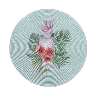 Set de table rond Alba le cacatoes DOUCEUR D'INTÉRIEUR
