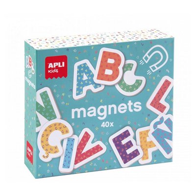 Magnets Lettres 40 pcs - boite APLI-AGIPA