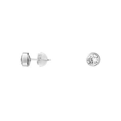 Boucles d'oreilles en or 375 et oxyde de zirconium CLEOR