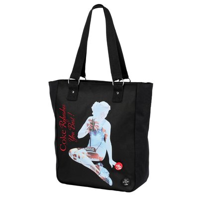 Sac cabas fourre tout - Tote bag zippé - Licence Officielle COCA COLA VIQUEL