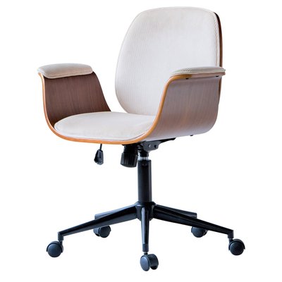 Chaise de bureau en velours côtelé, KOLDING NORDLYS