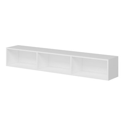 Meuble TV suspendu 3 portes blanc L180 cm - Rigel CALICOSY