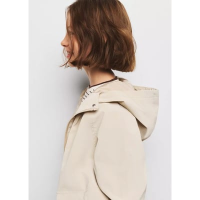Veste enduite avec capuche MANGO KIDS