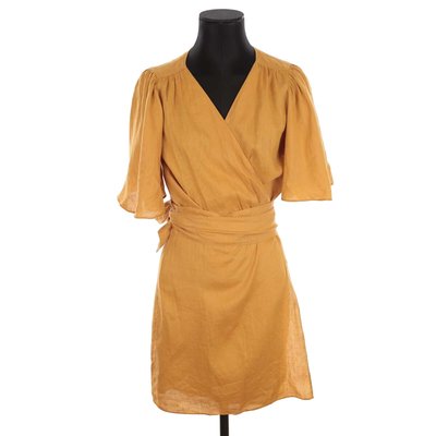Robe lin jaune La Redoute