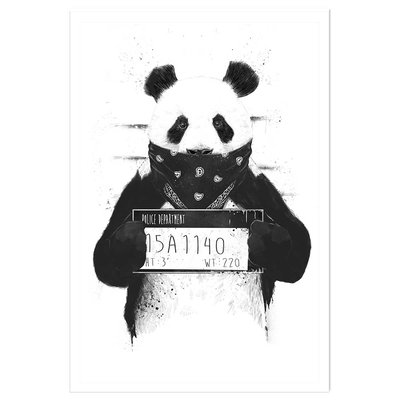 Affiche enfant panda HEXOA
