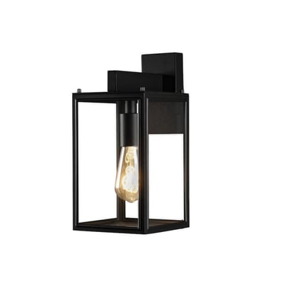 Applique lanterne Murale Extérieure Noire Capri MILLUMINE