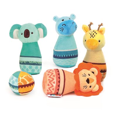 Jeu de 4 quilles en tissus LUDIMOUSSE