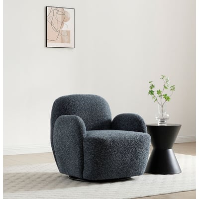Bibi Boucle Weave Swivel Armchair ÉDITÉ