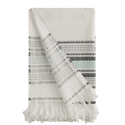 Fouta serviette de plage 100x180 cm BODRUM SENSEI MAISON